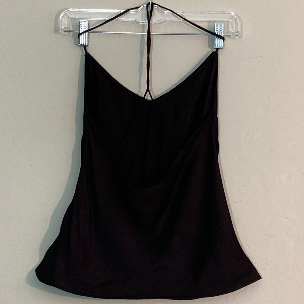 Zara faux diamond neck club cami top S - Picture 7 of 9